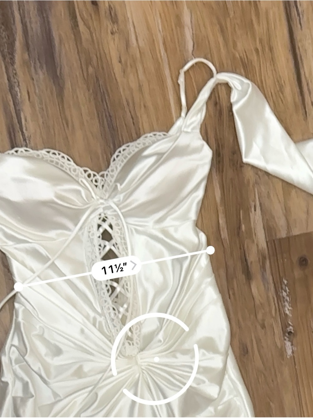 Lacemade St. Phoenix Corset Dress Satin White - Picture 5 of 10